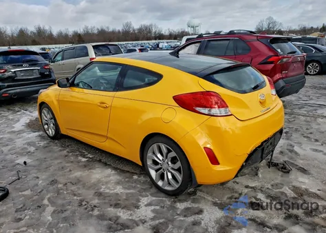 2013 Hyundai Veloster из США, поврежденный, VIN KMHTC6AD0DU173407